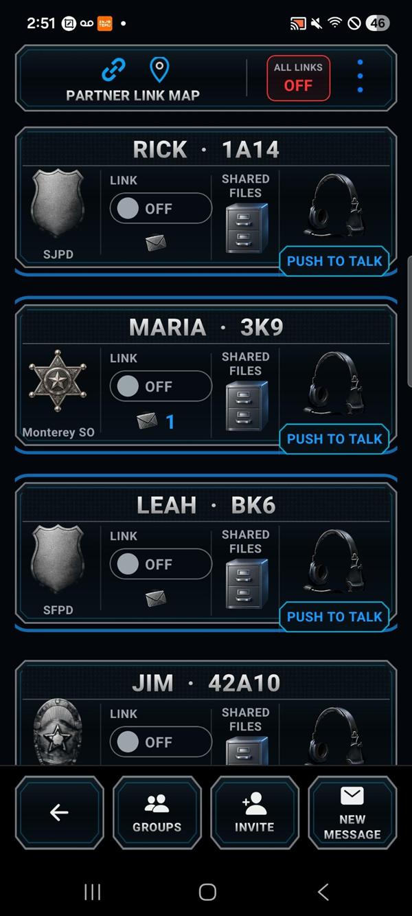 Badge Backup Partner Chat list